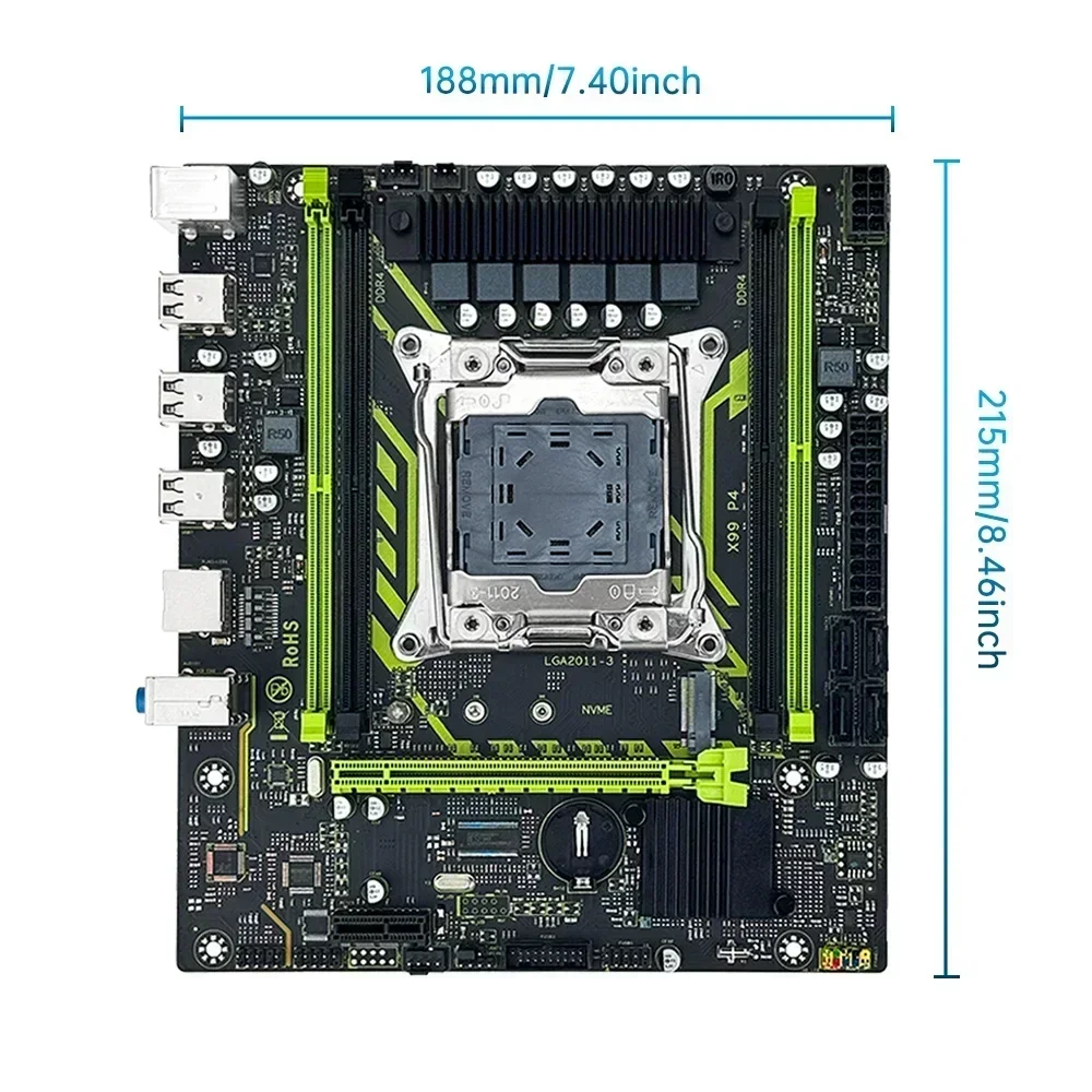 مجموعة اللوحة الأم SOYO X99 مع - مراجعة 128Gb Ddr4 Ecc Lrdimm 3200Mhz وسعره